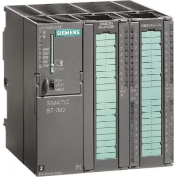 Siemens SIMATIC S7-300 CPU 314C-2 DP kompaktne protsessor MPI, 24 DI/16 DO, 4 AI/2 AO, 96 KB töömäluga