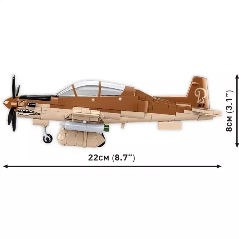 COBI KLOCKI Klotsid AT-6 Wolverine 263-osaline ehituskomplekt