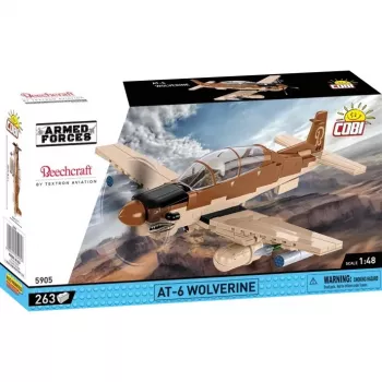 COBI KLOCKI Klotsid AT-6 Wolverine 263-osaline ehituskomplekt