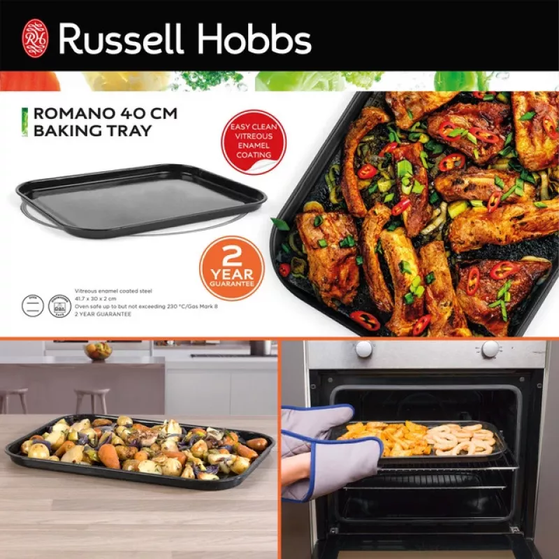 Russell Hobbs CW114411EU7 40cm Küpsetusplaat - Süsinikteras, Mittekleepuv, Nõudepesumasinakindel