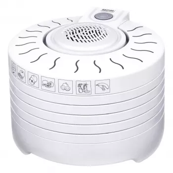 MPM MSG-01 Seente ja puuviljade kuivati 250W 5 alust valge