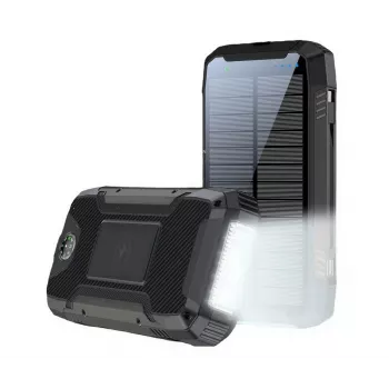 PowerNeed S20000Q 20000mAh välipäikesepank juhtmevaba laadimise, QC3.0 ja PD 20W-ga, must