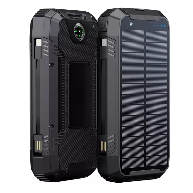 PowerNeed S20000Q 20000mAh välipäikesepank juhtmevaba laadimise, QC3.0 ja PD 20W-ga, must