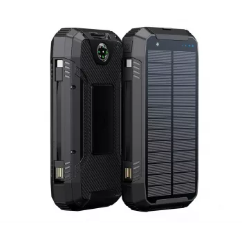 PowerNeed S20000Q 20000mAh välipäikesepank juhtmevaba laadimise, QC3.0 ja PD 20W-ga, must