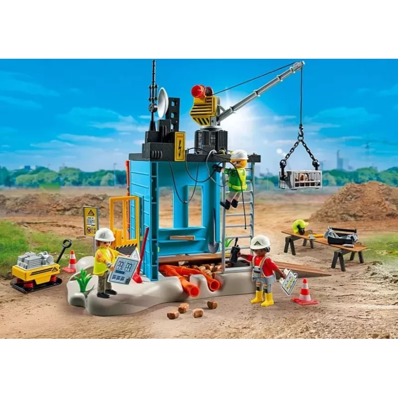 Playmobil Action Heroes 71650 Ehitusplatsi mängukomplekt