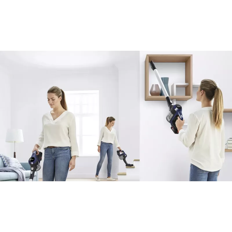 Bosch Unlimited Serie 6 BCS611P4A Juhtmeta pulstolmuimeja, 0,3 L, must, 2,5 Ah