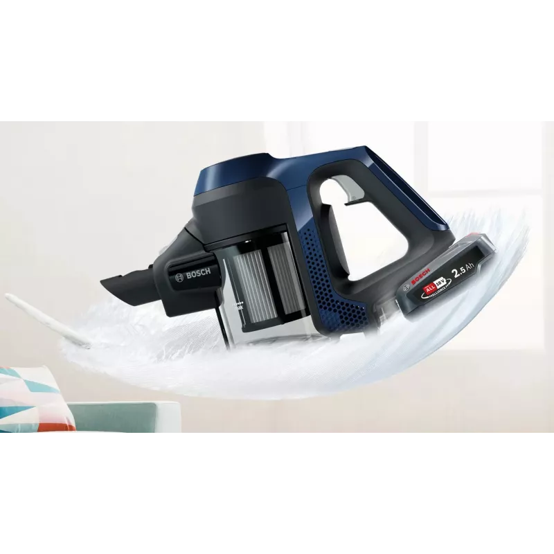 Bosch Unlimited Serie 6 BCS611P4A Juhtmeta pulstolmuimeja, 0,3 L, must, 2,5 Ah