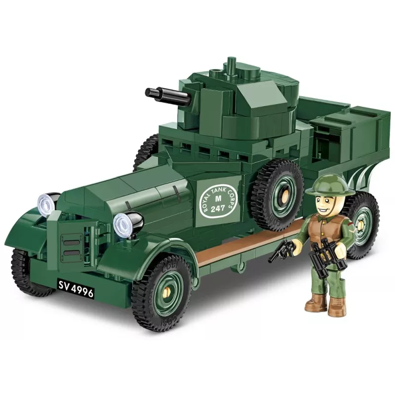 COBI KLOCKI Historical Collection Rolls-Royce Armoured Car 1920 Pattern Mk I Ehitusklotside Komplekt (226 tükki)