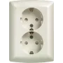Siemens Schuko topeltpistikupesa 10/16A 250V 5UB2211 - Toitevarustuse tarvikud
