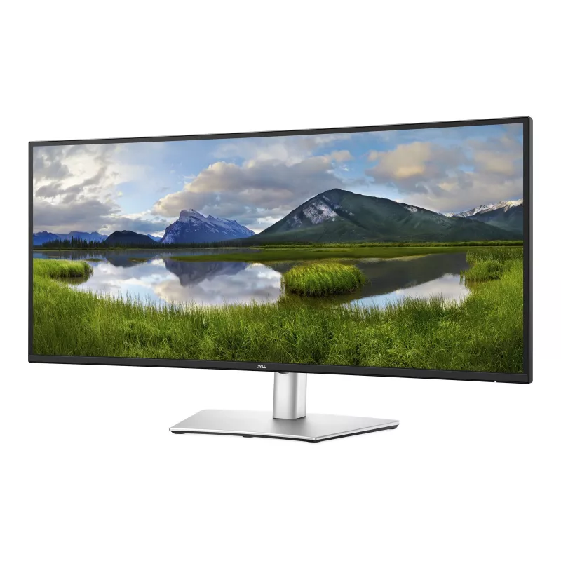 Dell P3425WE 34 inch IPS 21:9 100 Hz 5 ms 3440x1440 WQHD USB-C Hub Monitor koos 90W toiteedastusega, kõrguse reguleerimine, pööramine, kallutamine, 5-aastane garantii