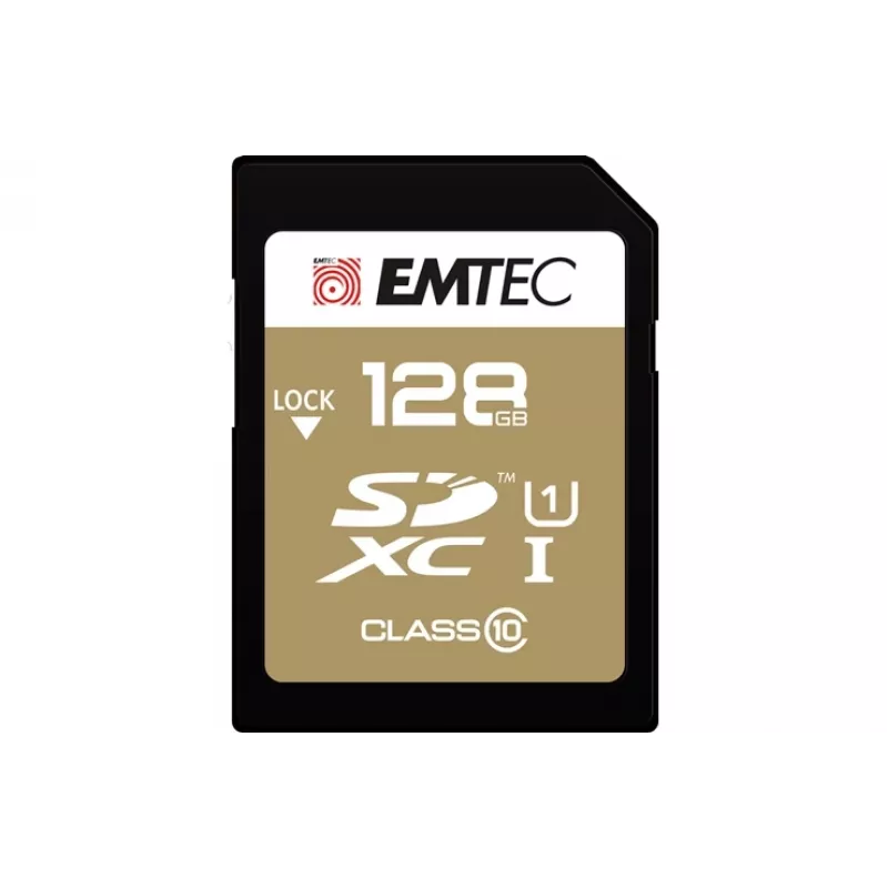 Emtec SDXC 128GB Class10 Gold+ UHS-I U1 mälukaart