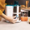 Cecotec Juice&Fresh 400 Titan White tsentrifugaalmahlapress, 400 W, 2 kiirust, roostevabast terasest filter, 1,2 L viljalihamahuti, valge