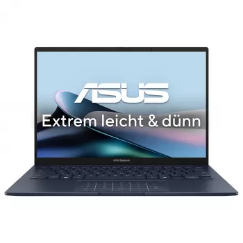 ASUS Zenbook 14 OLED UX3405CA-QD1303W sülearvuti, 14-tolline WUXGA OLED, Intel Core Ultra 7 255H, 16GB LPDDR5x, 1TB SSD, Windows 11 Home, saksa QWERTZ klaviatuur