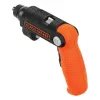 Black & Decker BDCSFL20C-QW 3.6V juhtmeta kruvikeeraja taskulambiga, must/oranž