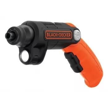 Black & Decker BDCSFL20C-QW 3.6V juhtmeta kruvikeeraja taskulambiga, must/oranž