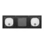 GIRA 551300 Flush-Mounted Housing 3-Gang System 106 Black