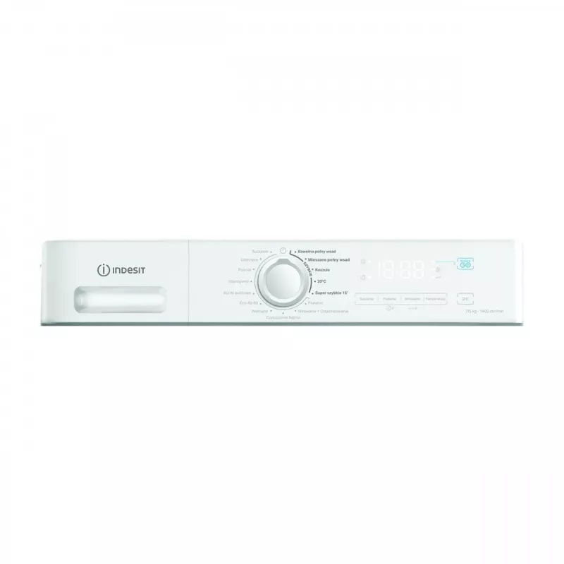 Indesit MXWD7514BPL Pesu-kuivati, 7 kg pesu, 5 kg kuivatus, 1400 p/min, must