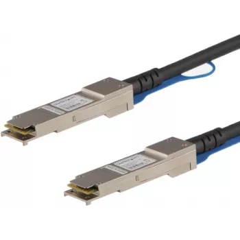 StarTech.com 3m QSFP-H40G-CU3M ühilduv QSFP+ otsesiini vaskkaabel - 40G QSFP+ passiivne twinax-kaabel - SFF-8436 - must