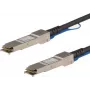StarTech.com 3m QSFP-H40G-CU3M ühilduv QSFP+ otsesiini vaskkaabel - 40G QSFP+ passiivne twinax-kaabel - SFF-8436 - must