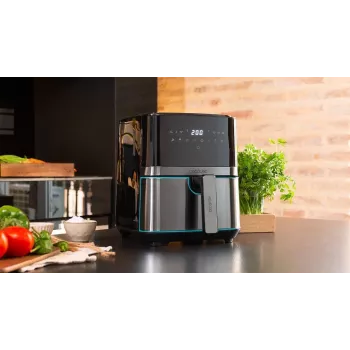 Cecotec Cecofry Full InoxBlack 5500 Pro õhufritüür, 1700 W, 5.5 L, must/roostevaba teras