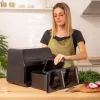 Cecotec Double Hot Air Fryer Cecofry Advance 9000 Window 2200 W 9 L Must