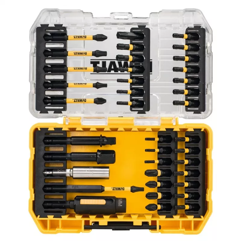 DEWALT DT70733T-QZ 38-osaline kruvikeeraja otsikute komplekt magnetilise otsikuhoidjaga