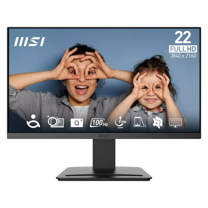 MSI PRO MP223 E2 21.45 inch VA Full HD 100Hz Monitor Must