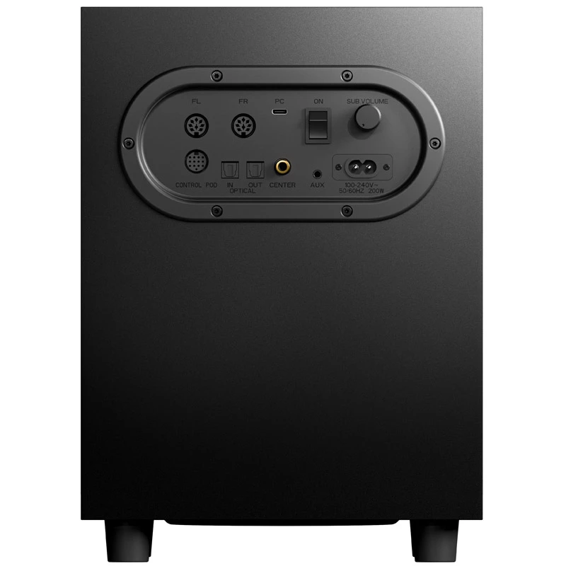 SteelSeries Arena 9 5.1 kanaliga kõlarisüsteem juhtmevaba subwooferi, Bluetooth 5.0 ja RGB-valgustusega, must