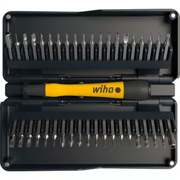 Wiha zai Hause Micro Bit Set, 42-osaline (must, koos bithoidikuga ESD-käepidemega)