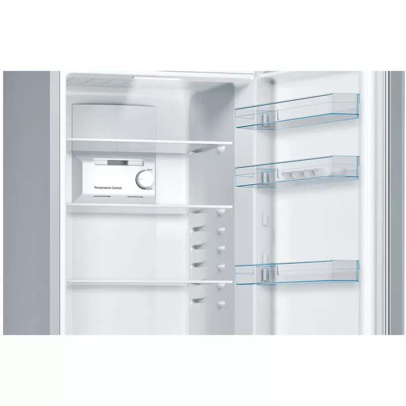 Bosch KGN36NLEA Serie 2 Külmik-sügavkülmik, roostevaba terase välimusega, 308 L neto kogumaht, energiaklass E