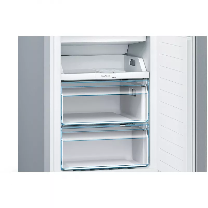 Bosch KGN36NLEA Serie 2 Külmik-sügavkülmik, roostevaba terase välimusega, 308 L neto kogumaht, energiaklass E