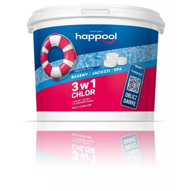 Acrylmed MULTICHLOR Multifunktsionaalsed kloori vabastavad tabletid 20 g - 3 kg