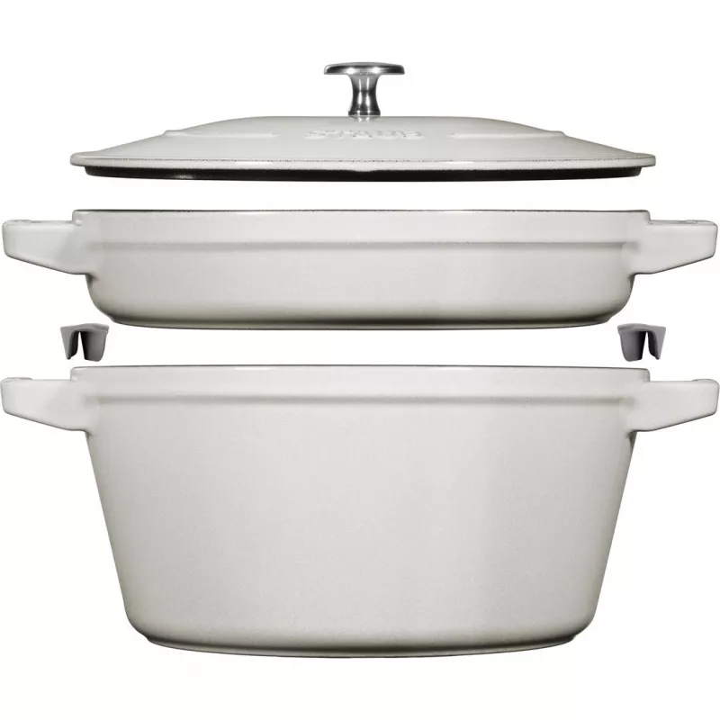 Staub La Cocotte ümmargune malmist pajaroog 24 cm 3,8 L must