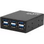 Exsys USB 3.2 Gen 1 Hub 15kV ESD kaitsega, DIN-Rail kinnitus, 6-port (EX-11246HMS)