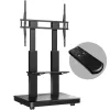 ONKRON TS2811E-B mobiilne TV alus 50-120-tollistele ekraanidele, must