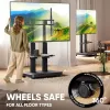 ONKRON TS2811E-B mobiilne TV alus 50-120-tollistele ekraanidele, must