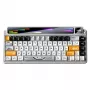 AULA Gasket AMG65 White LightFeather RGB mehaaniline klaviatuur