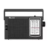 ELTRA Radio IZA-5 Black Kaasaskantav FM-raadio AM LW-lainetega, AUX-sisend, Aku/võrgutoide
