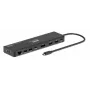 PORT Designs USB-C Docking Station 4K Pro V2, 100W PD, Must