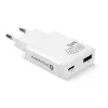 EVERACTIVE GaN QC3.0 45W USB-C seinadapter SC-460Q Valge