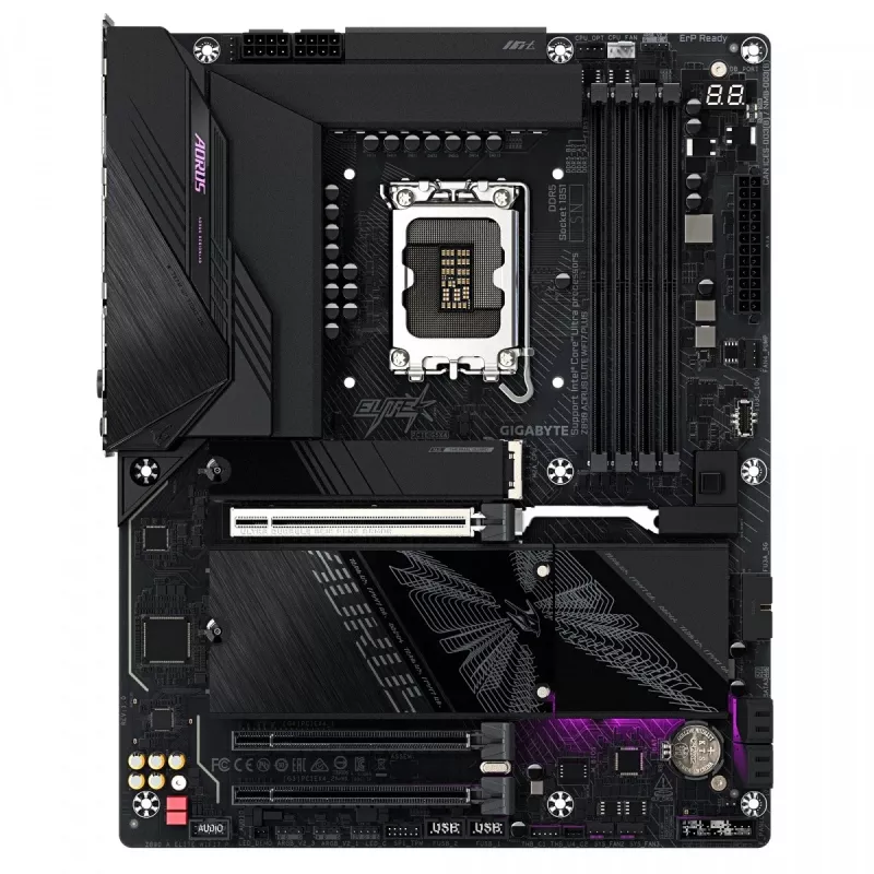 GIGABYTE Z890 AORUS ELITE WIFI7 PLUS emaplaat LGA1851 DDR5 ATX