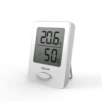 Duux Sense Hügromeeter + Termomeeter Valge LCD-ekraaniga
