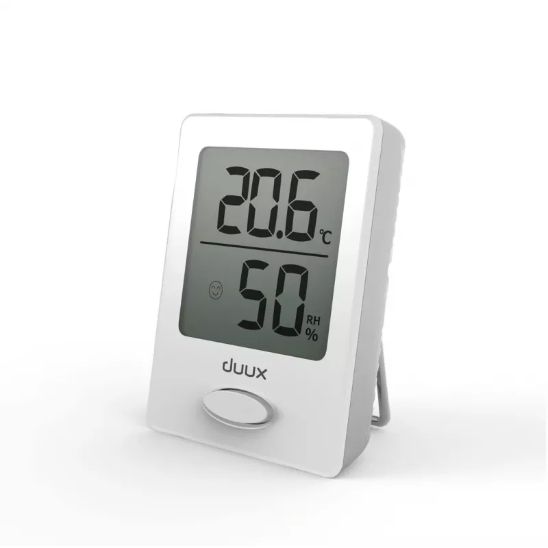 Duux Sense Hügromeeter + Termomeeter Valge LCD-ekraaniga