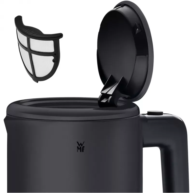WMF KÜCHENminis Elektriketas 0,8 L, 1800 W, Roostevaba teras, Must
