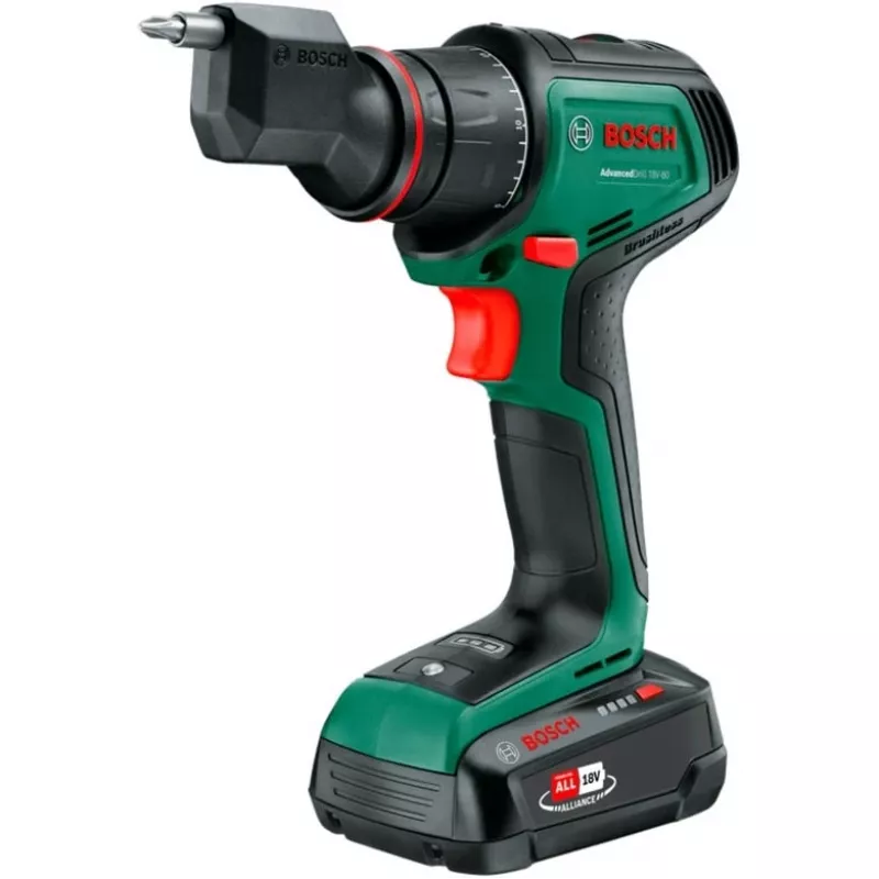 Bosch Home and Garden AdvancedDrill 18V-80 QuickSnap Juhtmeta Puur- ja Kruvikeeraja 18.0 V (06039E2004)