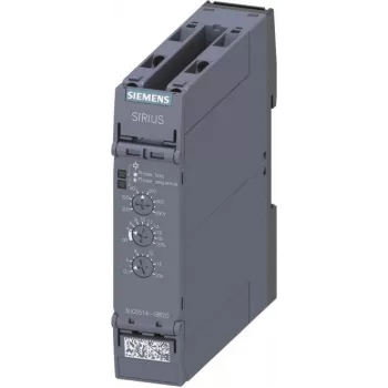 Siemens 3UG5514-1BR20 Analoogseirerelee faasikatkestuse, faasijärjestuse, asümmeetria, alapinge, ülepinge jaoks, 160-690 V AC, 2 CO kontakti, DIN-siini paigaldus