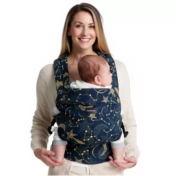 MOMCOZY BC001 Imikukandja vastsündinust väikelapseni, puuvillane, Tähistaevas