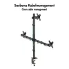 LOGILINK Kolmekordne monitorihoidja 17-27 tolli ekraanidele, 10 kg haru kohta, must