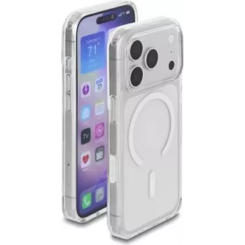 Delock Protective Case for iPhone 17 Pro Compatible with MagSafe Transparent-White (81643)