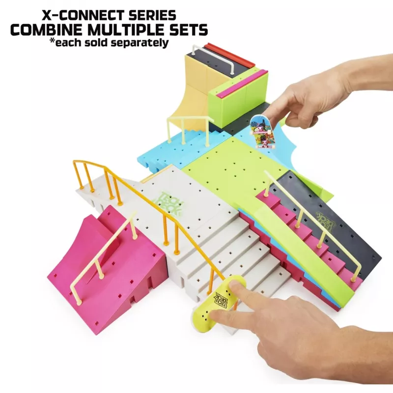 SPINMASTER Tech Deck Ramp X-Connect Neon Mega Park koos sõrmelaud